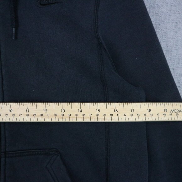 Nike Grey Tag 2000s Black Zip Up Hoodie Womens Medium - Picture 6 of 7